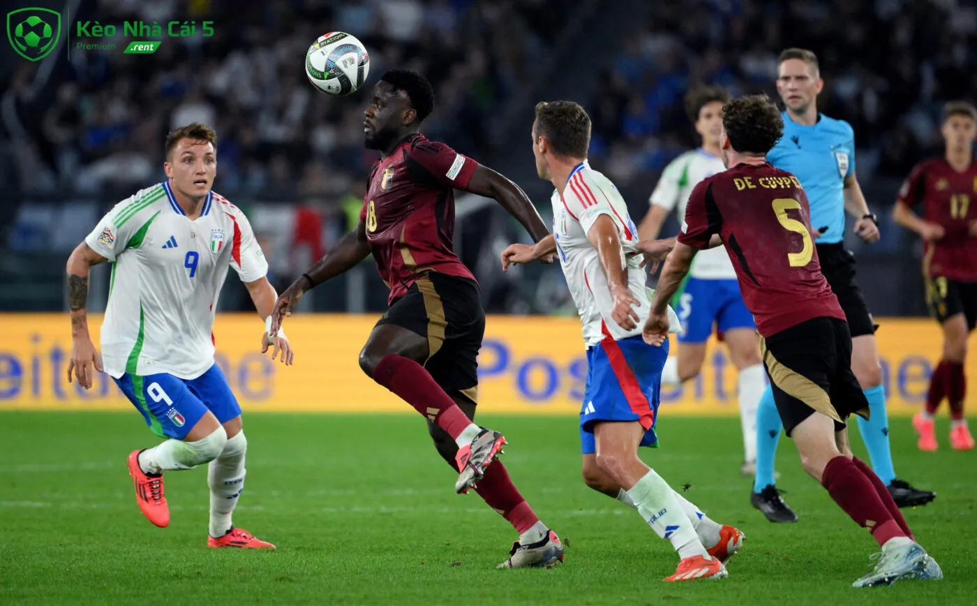 Dự đoán tỷ số Ý vs Bỉ ngày 26/09